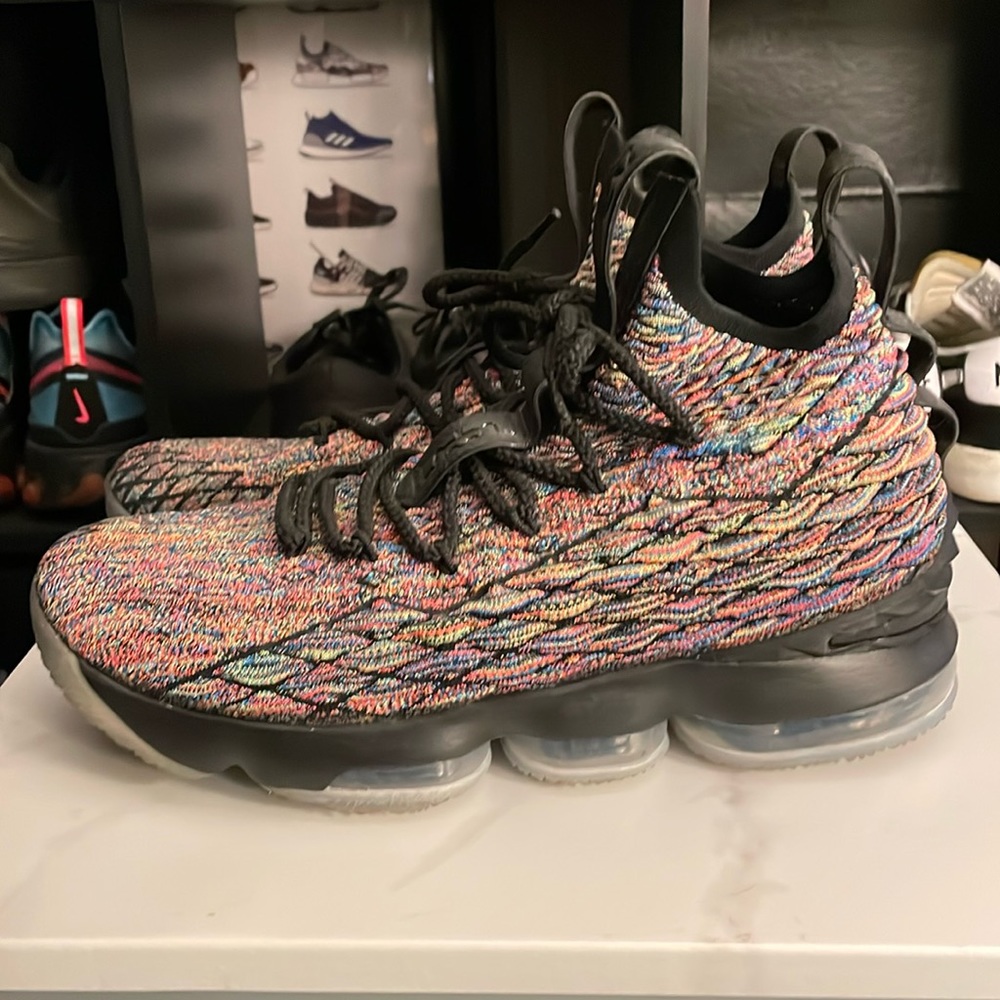 Lebron 15 “Four Horsemen”. Only worn a few times, box included.